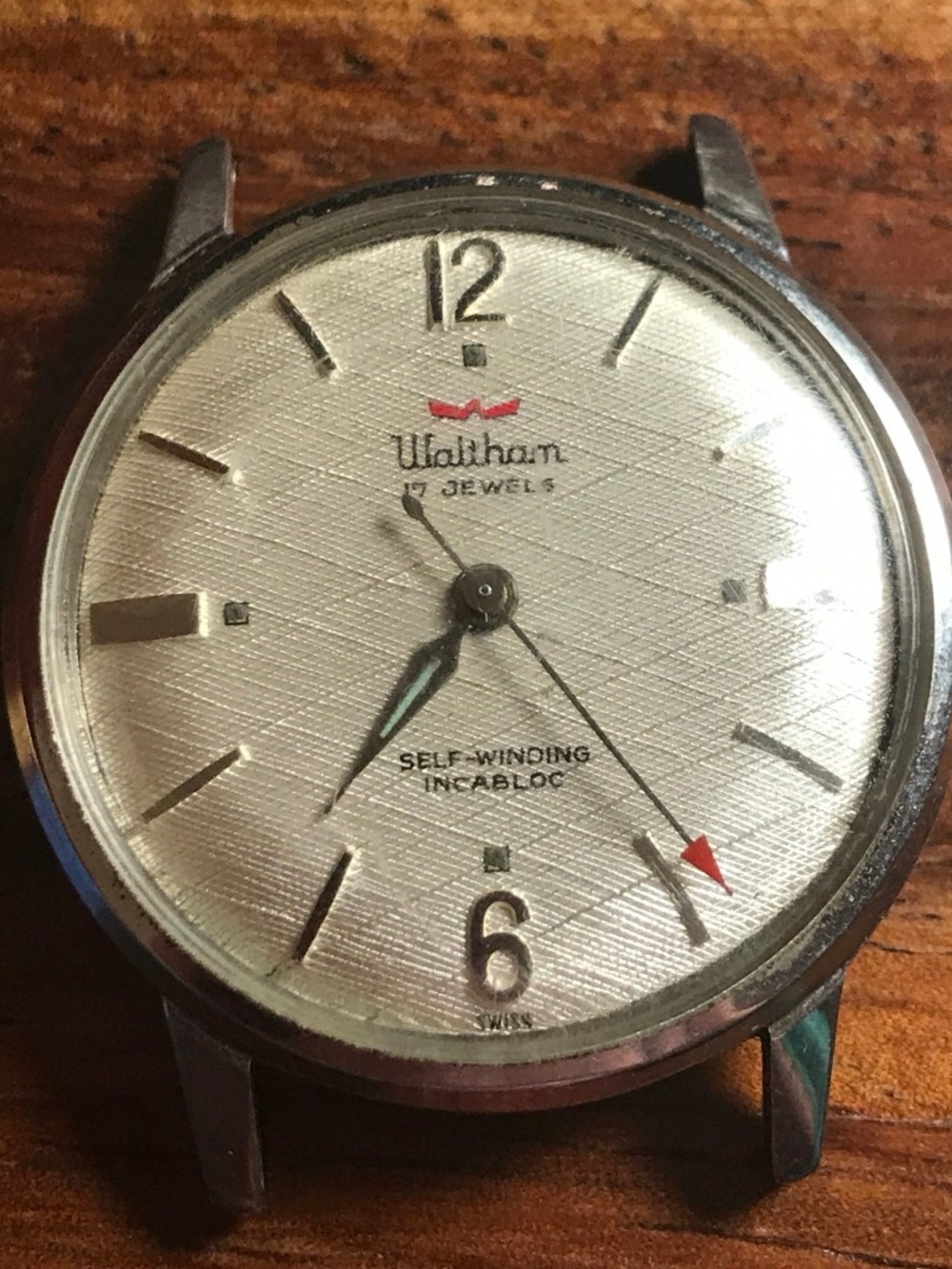 Waltham 1969-70 Men’s Silver Self-Winding Watch